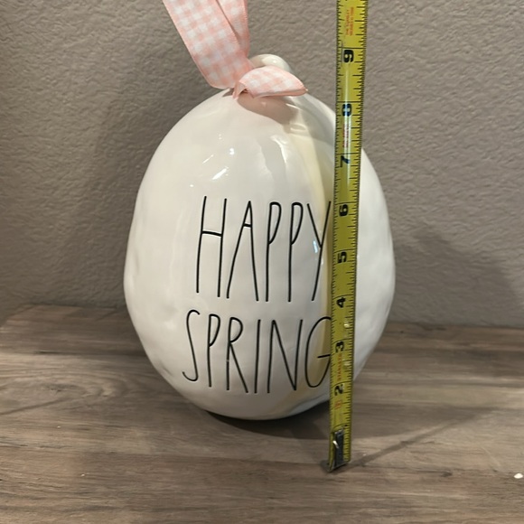 New! Rae Dunn Happy Spring Egg Decor - Picture 6 of 7